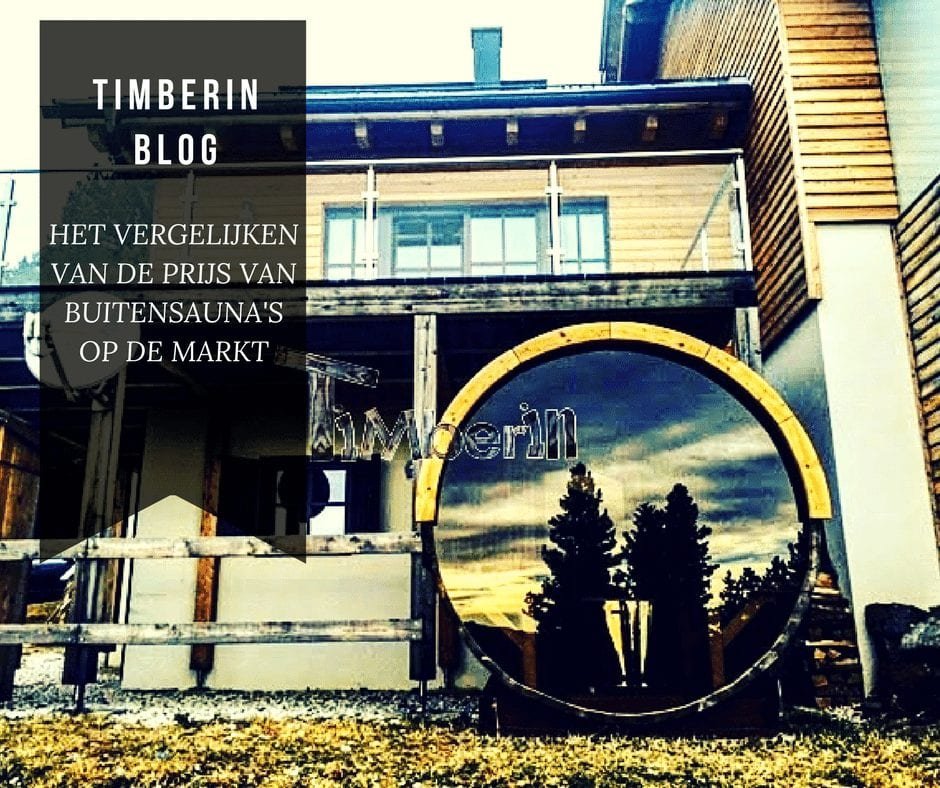 HET VERGELIJKEN VAN DE PRIJS VAN BUITENSAUNA'S OP DE MARKT
