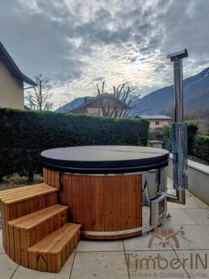 Houtgestookte Hottub Jacuzzi Met Massagejts – TimberIN Rojal