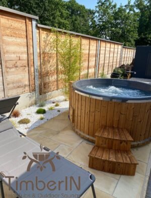 Buiten Hottub Jacuzzi met Externe - Gaskachel - TimberIN