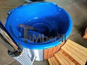 Hottub Fiberglas Met Geïntegreerde Kachel Levendige Kleuren (20)