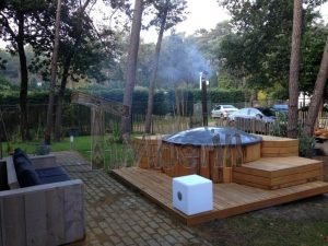 Hottub Ingraven Fiberglas Terras Model TimberIN 5