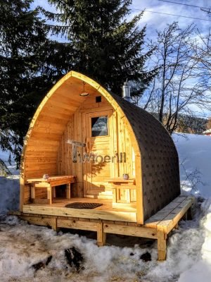 Buiten Houten Sauna Voor Tuin Igloontwerp (1)