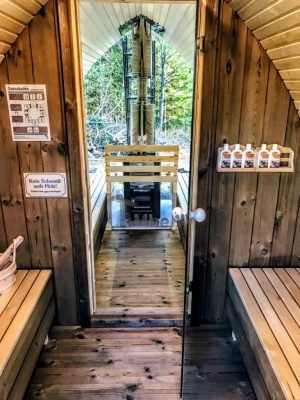 Buiten Houten Sauna Voor Tuin Igloontwerp (3)