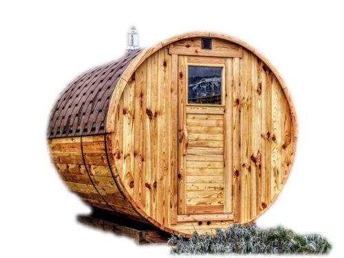 Buitensauna Rond Barrel 2022