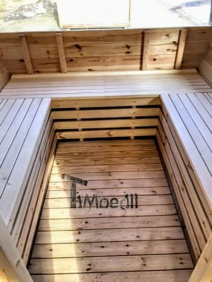Outdoor Buiten Houten Tuin Sauna Rond (20)