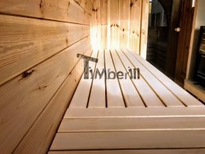 Outdoor Buiten Houten Tuin Sauna Rond (6)