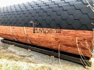 Outdoor Buiten Houten Tuin Sauna Rond (9)