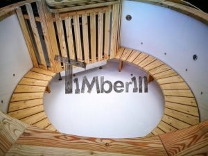 Kunststof Hottub Met Met Massagesysteem 2 Led 8
