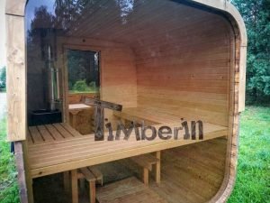 Rechthoekige Buitentuin Sauna 38