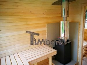 Rechthoekige Buitentuin Sauna 46