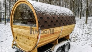 Buitenbad Sauna Met Aanhanger Kleedkamer En Harvia Oven (5)