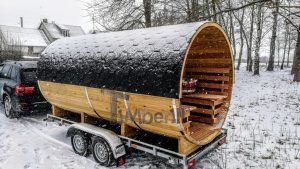 Buitenbad Sauna Met Aanhanger Kleedkamer En Harvia Oven (8)