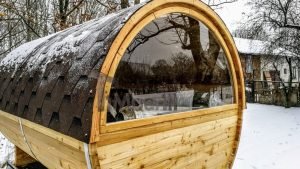 Buitenbad Sauna Met Aanhanger Kleedkamer En Harvia Oven (9)