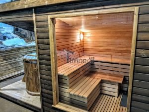 Moderne Sauna Voor Buiten In De Tuin (19)