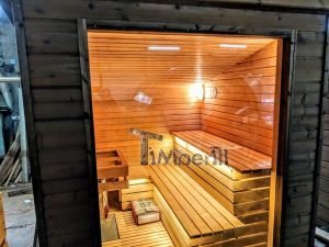 Moderne Sauna Voor Buiten In De Tuin (31)