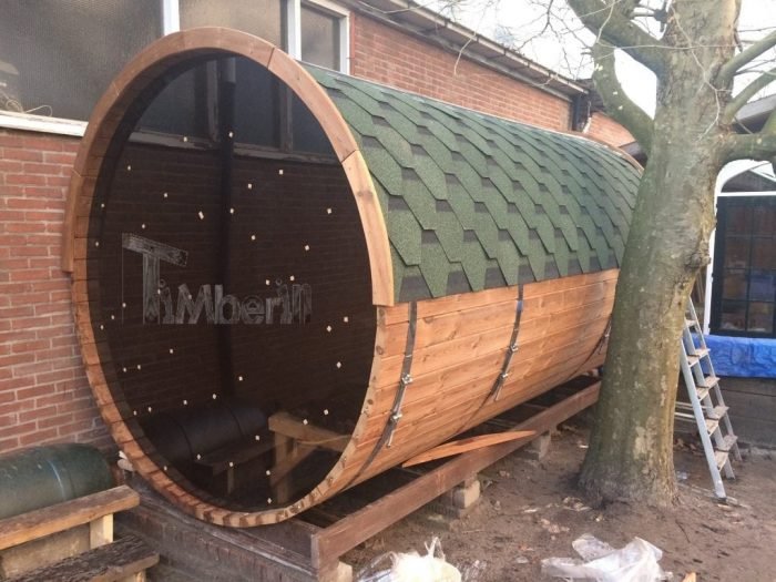 Outdoor – Buiten Houten Tuin Sauna Rond, Bart, Hoofdstraat, Nederland (1)
