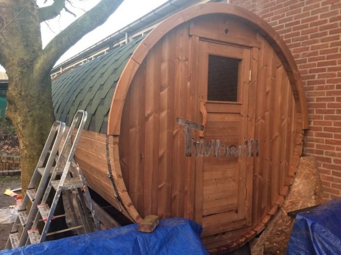 Outdoor – Buiten Houten Tuin Sauna Rond, Bart, Hoofdstraat, Nederland (2)