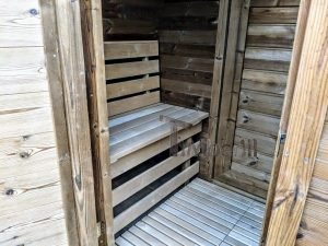 Igloo Sauna Met Aanhanger Kleedkamer En Harvia Oven (22)