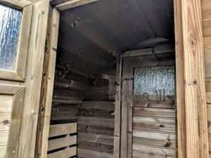 Igloo Sauna Met Aanhanger Kleedkamer En Harvia Oven (23)