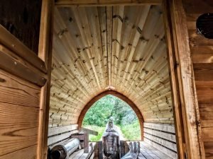 Igloo Sauna Met Aanhanger Kleedkamer En Harvia Oven (32)