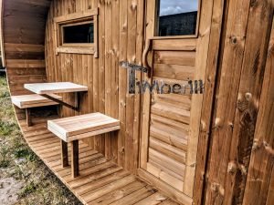 Ovale Buitentuin Sauna (3)
