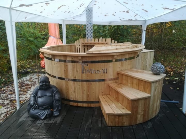 Houten Hottub Siberische Spar Lariks Deluxe, Tanja, Essen, Belgium (1)