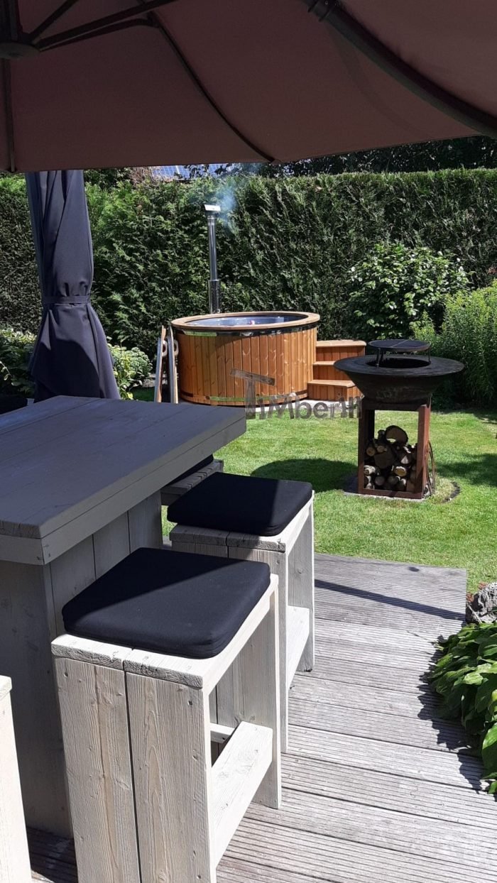 Hottub Met Geintegreerde Kachel Wellness Royal, Walter, Turnhout, België (2)