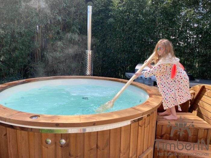 Hottub Met Geintegreerde Kachel Wellness Royal, Luc, Oudenburg, België