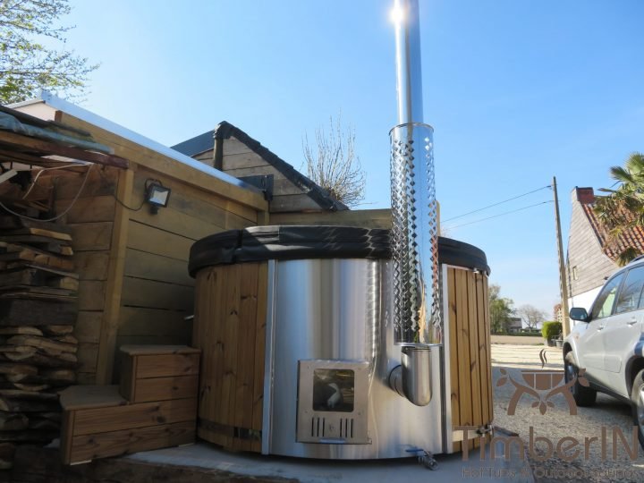 Houtgestookte Hottub Met Massagejts TimberIN Rojal, Dirk, Meulebeke, België (1)