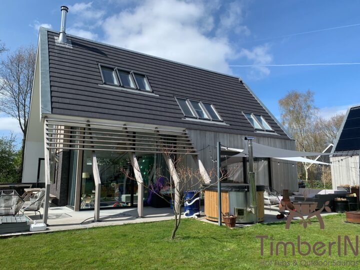 Houtgestookte Hottub Met Massagejts TimberIN Rojal, Erik, Hierden, Nederland (3)