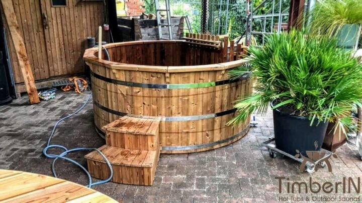 Houten Hottub Jacuzzi Thermo Hout Deluxe