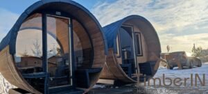 Buitensauna Rond Barrel LUXE (11)