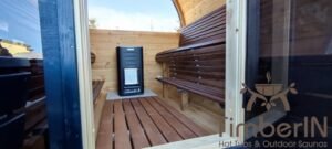 Buitensauna Rond Barrel LUXE (13)