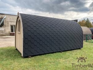 Houten Tuinhuis Blokhut Tuinberging Met Houtkachel (2)