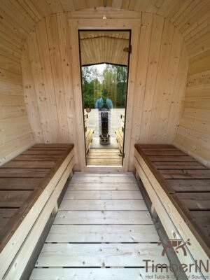 Vierkante Sauna Met Opengewerkt Dak (2)