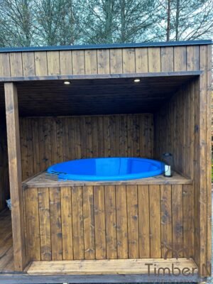 Moderne Tuin Sauna Met Hot Tub (8)