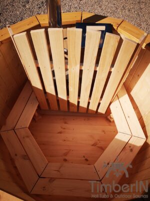 TimberIN Nordic Deluxe houten hottub, sparrenhout – klantfoto