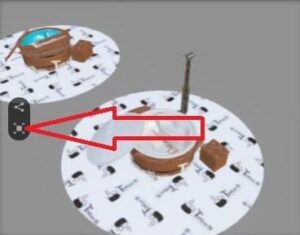 Pictogram om de 3D-weergave van de hottub te vergroten